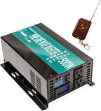 WZRELB 500W 24V 120V Pure Sine Wave Solar Power Inverter With Remote Control Switch
