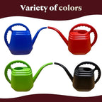 KP KOOL PRODUCTS 2 Liter Black Watering Can – Durable Plastic Indoor & Outdoor Plant Waterer – Lightweight Garden Tool with Easy Pour Spout – Perfect for Flowers, Herbs, and Houseplants – 1 Pack