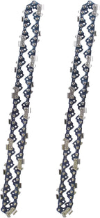 2PCS 8'' Polesaw Chain for Black & Decker LPP120 LPP120B NPP2018 Pole Saw WORX WG310 Pole saw, 8 inch Replacement Chain for Black & Decker CCS818 and More -3/8" -.043" - 34 DL