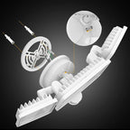 Onforu 2 Pack 100W LED Security Lights Motion Sensor Outdoor, 9000LM Super Bright Flood Light Motion Detector, IP65 Waterproof Exterior Floodlight, 6000K Hardwired Wall Light (White)