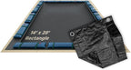 Buffalo Blizzard Economy 14 ft x 28 ft Rectangular Winter Pool Cover | Black/Blue | Closing Inground Swimming Pools | Easy to Install | Heavy Duty, Cold & UV Resistant | Shields from Seasonal Debris