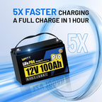 Wattcycle 12V 100Ah LiFePO4 Lithium Battery, BCI Group 31,Deep Cycle Up to 15000 Cycles, 100A BMS, Low Temperature Protection, 10 Years Lifespan, Perfect for RV/Home Energy Storage 3 Packs