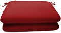 Sunbrella Patio Cushions - (2 Pack) - 20" W x 20" L x 2.5" T, Outdoor Chair Cushion with Comfort, Style & Durability Designed for Outdoor Living - Made in The USA