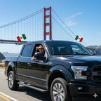 Mexico Car Flag Mexican Pride 2x Small Flag Bandera Mexicana para Carro | MandaFacil | Pair