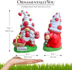 Spring & Summer-Themed Garden Statues – Adorable Outdoor Decor for Lawn, Patio & Porch (Charming Homestead Strawberry Gnome Garden Statue, 9.5" Farmhouse Style Unique Fruit Home Decor)
