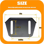 784-5580 Snow Thrower Slide Shoes Skids 784-5580-0637 for MTD Snow Blower Replacement Parts 41-8828 780-420 73-031(2PCS)