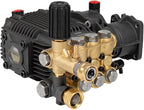 Canpump CF 3222 GB Pressure Washer Pump with Gearbox – 3200 PSI, 2.2 GPM, 3/4″ Shaft, Horizontal, Triplex, External Unloader – Commercial Grade Replacement Power Washer Pump – For 6.5 HP Gas Engines