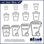 55 Gallon Recycling Bags, 1.5 Mil, Blue, 38x55, 100/Case