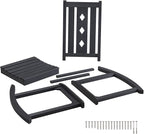 Oversized Rocking Chair, Outdoor Rocking Chair for Adults, All Weather Resistant Porch Rocker for Lawn Garden, 350lbs Weight Capacity