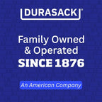 DURASACK Heavy Duty Home and Yard Bags 48-Gallon Reusable Self-Standing Lawn and Leaf Bags Garbage Can with Reinforced Handles, Gingham Blue, 3 Pack