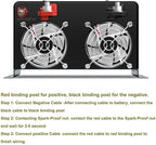 WZRELB 3000W 48V Pure Sine Wave Inverter 48VDC Input to 120VAC 240V AC Split Phase Output, 4 ac Outlets,AC Hardwire Terminal,LCD Display for Home,RV,Truck