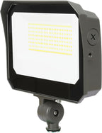 LAMPHOME LED Flood Lights Outdoor 35/60/80W and 3000/4000/5000K Adjustable 10400Lm,Dusk-to-Dawn Sensor o Dawn Flood Light for Yard, Garage, Garden,UL Listed,Includes Include Yoke Mount