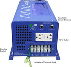 AIMS Power 3000 Watt / 9000 Watt Peak Pure Sine Inverter Charger 12 Volt DC to 120 Volt AC with LCD Remote