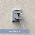 Marcello Square Pool & Fountain Water Feature Spout (Dolphin Gray)