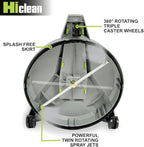 12” Pressure Washer Surface Cleaner with Wheels - 3200 Max PSI, 1/4” Connector - for Electric Pressure Washers