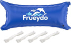 4x8 Ft Inflatable Pool Pillow for Above Ground Pool – Frueydo Heavy Duty Air Pillow for Outdoor Swimming Pools, Portable Pools Cover Cold Resistant for Winterizing, Rope Included