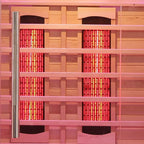 Full Far Infrared Carbon Fiber Glass Red Light Heater Tube, Infrared Sauna Heater Tube Sauna Accessories, 110V Heater, Infrared Suana Heating Element Tube for Wooden Indoor/Outdoor Sauna