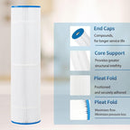 Savener® C-8316 Pool Filter Cartridge, Replaces Hayward CCX1500RE, X-Stream 150, CCX1500-RE, X-Stream CC1500, PLFPXST150, PXST150, FC-1286, HF8316-01, 817-0150n, 817-0150P, 150 Sq. Ft, 1 Pack