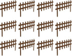 Greenes Fence Deluxe Picket Wooden Fence - 18" L x 36" W (Pack of 12)