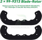 99-9313 Snow Blower Paddles with 55-8760 Scraper Blade 95-6151 Belt for Toro CCR 2400, CCR 2450, CCR 2450 GTS, CCR 2500, CCR 3000, CCR 3000 GTS, CCR 3600, CCR 3650, CCR 3650 GTS Snowthrowers