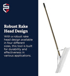Standard Golf 30" Magnum Maintenance Straight Tooth Rake from