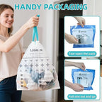OKKEAI 1.2 Gallon Mini Drawstring Trash Bags, Small Bathroom Garbage Bags 5L – Leak-Proof Tear-Resistant Wastebasket Liners for Bathroom, Office 70 Count