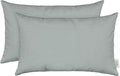 RSH Décor Sunbrella Jumbo Lumbar Pillow Covers – Set of 2 | 26" x 16" | Outdoor Use – Patio, Lounge, Adirondack, Deck | Water & Fade-Resistant | Play Sky | Includes Down-Alternative Inserts