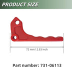 2 Packs 731-06113 Snowblower Steering Control Trigger Replacement Part for MTD 731-06113 Craftsman Troy Bilt Snow Blower