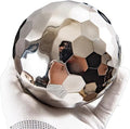 304 Stainless Steel Gazing Ball Sculptures Diamond Ball Decoration Mirror Hollow Decor Ball Reflective Garden Sphere Hollow Metal Ball Ornament Statues Gazing Globe for Home Garden (3 inch)