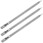 Grill Replacement Parts for Weber Genesis II 300 Series Gas Grills, 17 Inch Flavorizer Bars Heat Deflectors 3 Burner Tubes Kit for Weber 7489 67490 67491 LP and NG BBQ Grill Models