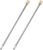 JOEJET Power Washer Extension Wand, 17 Inch Stainless Steel Pressure Washer Lance with 1/4 Inch Quick Connect, 2 Pack