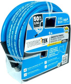 Tough-Tek TTPW3850-NM 3/8" x 50' Rubber Pressure Washing Hose: 4000 PSI, Heavy-Duty, Kevlar Reinforced, Kink-Resistant, Abrasion-Resistant, Hot & Cold Water, Commercial & Residential Use
