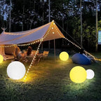 10-in Solar Globe Light Outdoor Waterproof, Dimmable Solar Balls for Garden w/Remote, Glowing Orb Light for Outside w/Ground Stake, Globe Floor Mood Lamp for Patio Yard Lawn Backyard Decor(16 Colors)