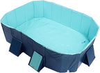 Thickened Foldable Pool for Family Outdoor Fun, Non Inflatable Wear Swimming Pool for Kids Dogs (1.85m/6.1ft)