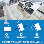 Premium Boat Scuff Erasers, Boating Accessories for Cleaning, Gift for Pontoon, Fishing, Jon Boats, Decks, Vinyl and Hull Cleaner, Gadgets for Men and Women