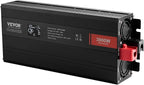 VEVOR Pure Sine Wave Inverter, 3000 Watt, DC 12V to AC 120V Power Inverter with 2 AC Outlets 2 USB Port 1 Type-C Port, LCD Display and Remote Controller for Large Home Appliances, CE FCC Certified
