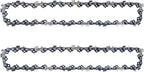 2PCS 8'' Polesaw Chain for Black & Decker LPP120 LPP120B NPP2018 Pole Saw WORX WG310 Pole saw, 8 inch Replacement Chain for Black & Decker CCS818 and More -3/8" -.043" - 34 DL