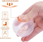 PlayMaty Clear Ball Pool Pit Balls - 100pcs Phthalate Free BPA Free Plastic Ocean Balls for Kids Fun Toys for Playhouse Play Tent Playpen Pool (Φ2.16)