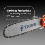 Husqvarna 525PT5S 12 inch 25.4cc 2-Cycle Professional Gas Pole Saw