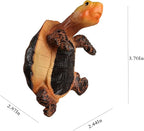 Banax Turtle Flower Pot Hanger, Resin Turtle Figurine, Cute Hanging Planter Resin Turtles, Flower Pot Decor Gift, Can Be Used As Garden Decoration Plant Decoration（Dark Brown）