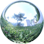 Gazing Balls for Garden, Home Outdoor Hollow Sphere Stainless Steel Gazing Globe Mirror Ball (3 Inch)