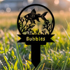 Custom Fish Metal Memorial Plque,Personalized Fish Remembrance Stake,Fish Loss,Grave Markers,Outdoor Garden Yard Sign 14inch