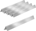 GasSaf 21.5" Flavorizer Bars Replace for Weber 7534, Genesis Silver A, Spirit 200 Series E/S200 E/S-210, Spirit 500 with Side Control Knob, 5-Pack Stainless Steel Flavor Bars(21.5" x 1.7" x 1.7")