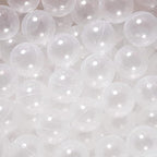 Ball Pit Balls for Kids, Plastic Refill 2.2 Inch Balls, 100 Pack, Bright Colors, Phthalate and BPA Free, Includes a Reusable Storage Bag with Zipper