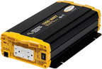 Go Power 1500 Watt Industrial Pure Sine Wave Inverter, 12V to 120V AC, Dual GFCI Outlets, PowerSave Mode, Overload Protection, Low-Profile Design, Ideal for Appliances & Sensitive Electronics