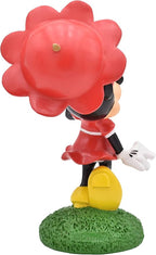Disney Minnie Mouse with Parasol Everyday Outdoor Garden Statue, 10 inches Tall, Officially Licensed Disney Product