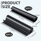 72 PCS Cover Clip for Pool Securing Winter Pool Cover Clips for Above Ground Pools-2 Shapes Pool Cover Clamps 4.7 inch Wind Guard Clips Securing Cover Clip for Pool with Metal Railing