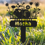 Personalized Guinea Pig Memorial Stake,Pet Plaque Guinea Pig Lover,Metal Guinea Pig Grave Marker,Remembrance Stake,Outdoor Garden Yard Sign guinea pig 8inch
