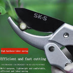 Pruners, German Pruning shears, Work 3 Times Easier, Sharp, High Strength gardening tools, for hedge, bonsai, floral, small stem, orchard and vegetable, upgraded, garden scissors, black