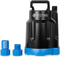 Submersible Water Pump 1/2HP Electric Utility Pump, 1860GPH Sump Pump Submersible Thermoplastic for Swimming Pool Garden Pond Basement Draining with 25ft Long Power Cord